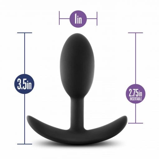 Luxe Wearable Vibra Slim Plug Small Black - Image 6