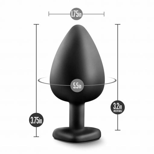 Temptasia Bling Plug Large Black - Image 4
