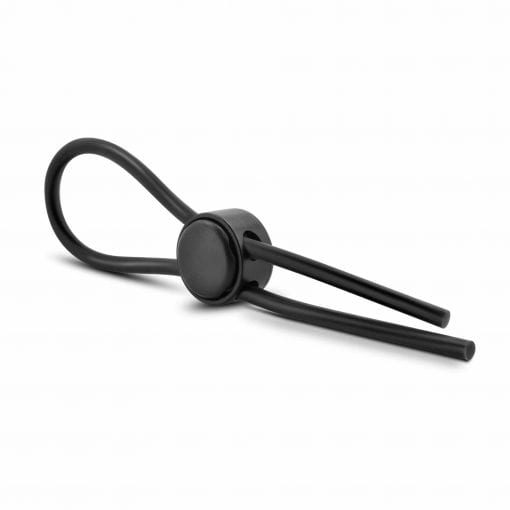 Stay Hard Silicone Loop Cock Ring Black - Image 3