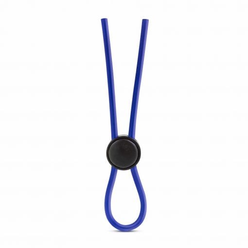 Stay Hard Silicone Loop Cock Ring Blue - Image 2