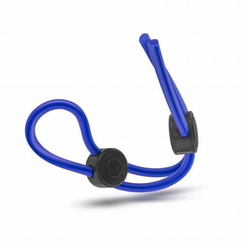 Stay Hard Silicone Double Loop Cock Ring Blue - Image 3