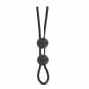 Stay Hard Silicone Double Loop Cock Ring Black - Image 3