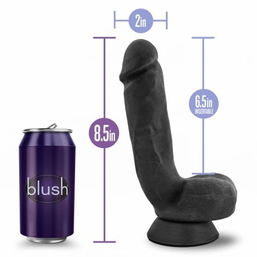 Au Naturel Bold Pound 8.5in Dildo Black - Image 6