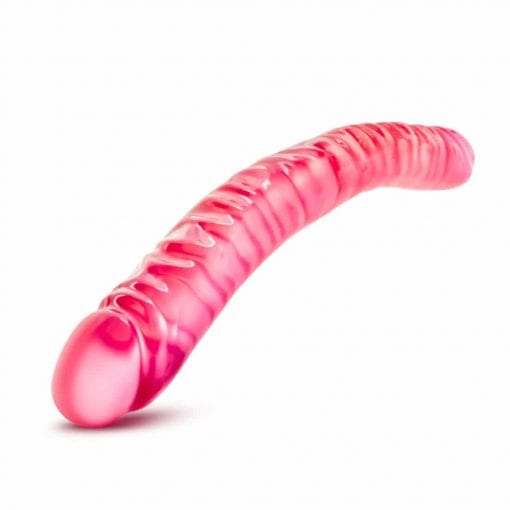 B Yours Double Dildo Pink 18in - Image 3