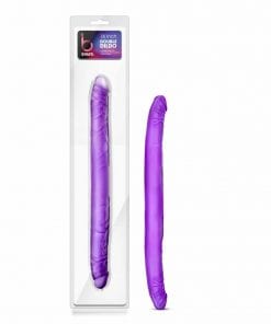 B Yours Double Dildo Purple 16in