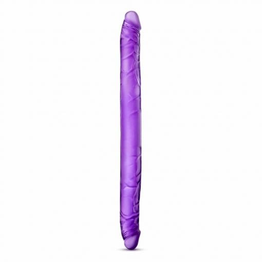 B Yours Double Dildo Purple 16in - Image 2