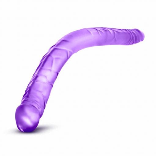 B Yours Double Dildo Purple 16in - Image 3