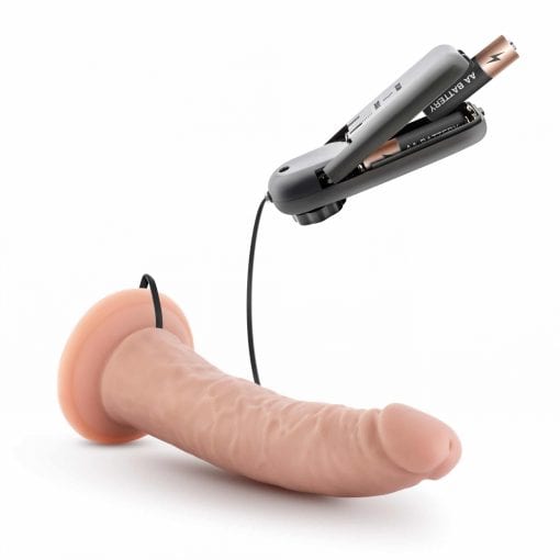 Dr Skin Dr Dave 7in Vibrating Cock with Suction Cup Vanilla - Image 6
