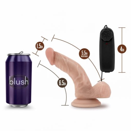 Dr Skin Dr Ken 6.5in Vibrating Cock with Suction Cup Vanilla - Image 7