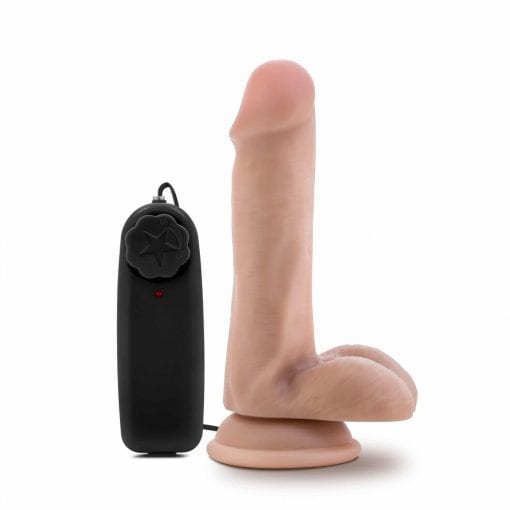 Dr Skin Dr Rob 6in Vibrating Cock with Suction Cup Vanilla - Image 2