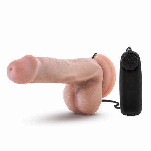 Dr Skin Dr Rob 6in Vibrating Cock with Suction Cup Vanilla - Image 4
