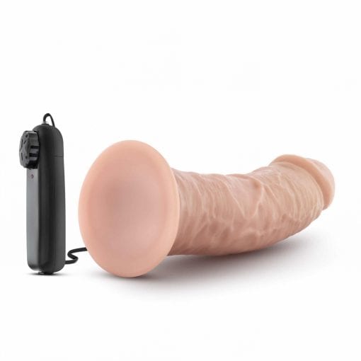 Dr Skin Dr Joe 8in Vibrating Cock with Suction Cup Vanilla - Image 5