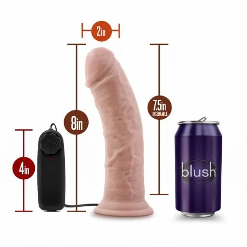 Dr Skin Dr Joe 8in Vibrating Cock with Suction Cup Vanilla - Image 7
