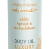 Shiatsu Luxury Body Oil Edible Apricot and Sea Buckthorn