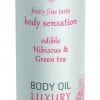 Shiatsu Luxury Body Oil Edible Hibiskus and Green Tea