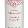 Shiatsu Massage Oil Warming Coriander And Sandalwood Oil 100ml