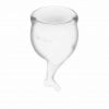 Feel Secure Menstrual Cup Transparent 2pcs