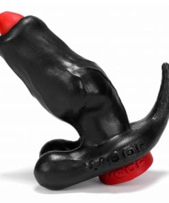 Woof Hollow Plug w Stopper Black Red