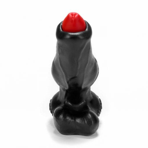 Woof Hollow Plug w Stopper Black Red - Image 2