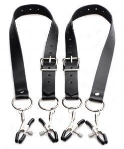 Labia Spreader Straps with Clamps