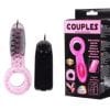 Vibrating Cock Ring with Egg Multi Speed Pink