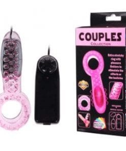 Vibrating Cock Ring with Egg Multi Speed Pink