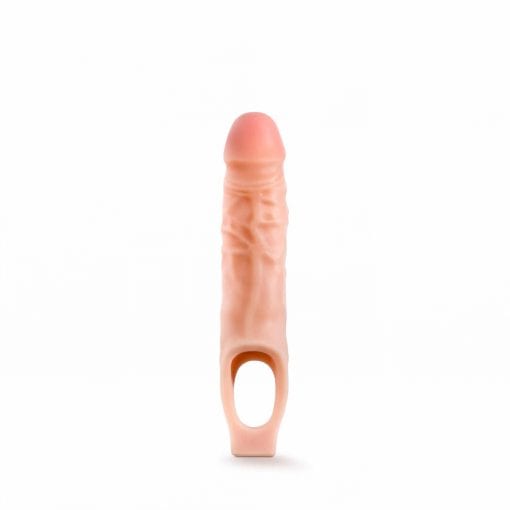 Performance 9in Cock Sheath Penis Extender Vanilla - Image 2