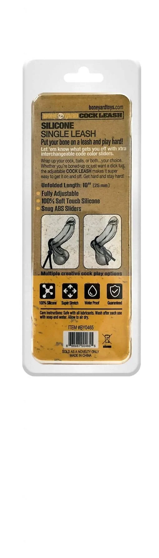 Cock Leash Single Black - Image 3