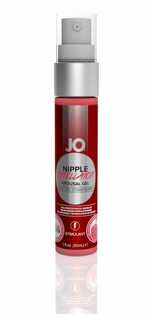 JO Nipple Titillator Strawberry 1 Oz / 30 ml (T)