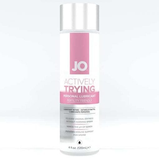 JO Actively Trying Lubricant 4 Oz / 120 ml (T)