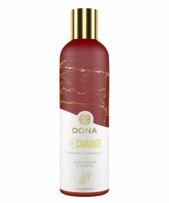 DONA Essential Massage Oil - Recharge - Lemongrass & Ginger - Massage 4 floz / 120 ml (T)