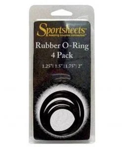 Rubber O-Ring 4-Pack 1.25"