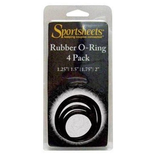 Rubber O-Ring 4-Pack 1.25"