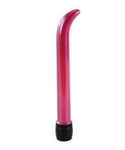 G Spot Lady Finger 7-Speed Curved Vibrator Metallic Pink or Blue