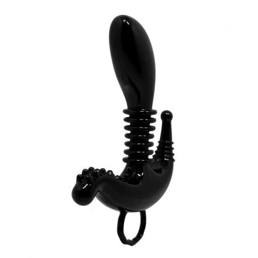 Ribbed Nexus G Spot Stimulator Black