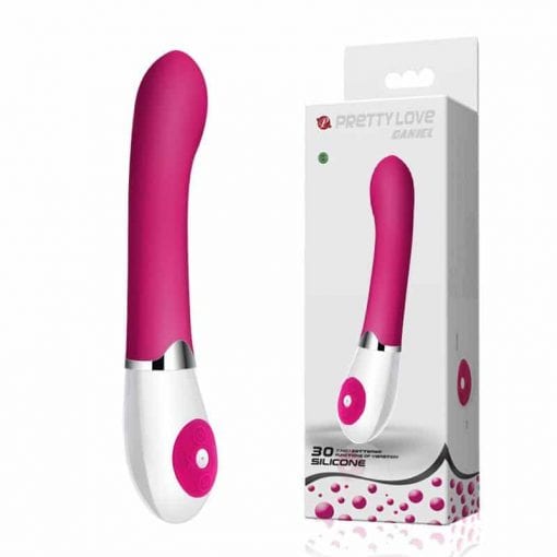 Vibrator Dark Pink "Daniel" 195mm