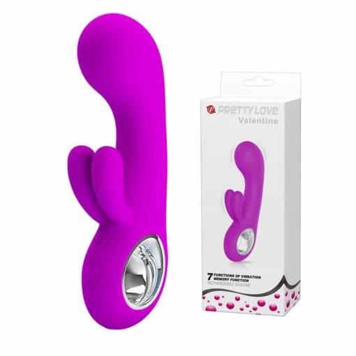 Rabbit Vibrator Purple "Valentine" 154mm