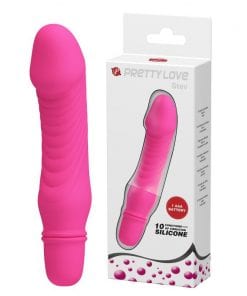 Dolphin Vibrator Hot Pink "Stev" 133mm