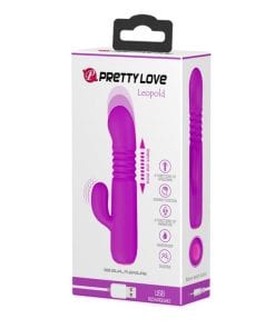 Rechargeable Vibe "Leopold" Pink 155mm x 29mm
