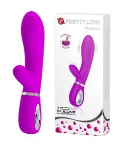 Rechargeable Vibrator "Thomas" Purple (205mm)