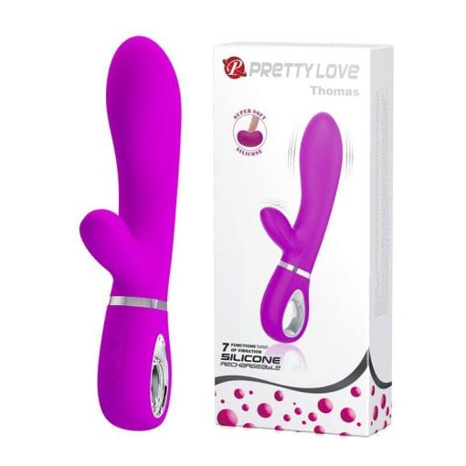 Rechargeable Vibrator "Thomas" Purple (205mm)