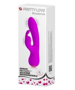 Vibrator "Broderick" (179mm) Purple