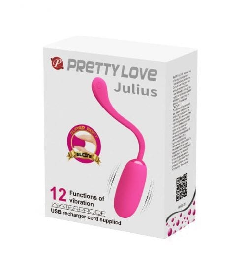 Rechargeable Egg 'Julius" (196mm) Pink