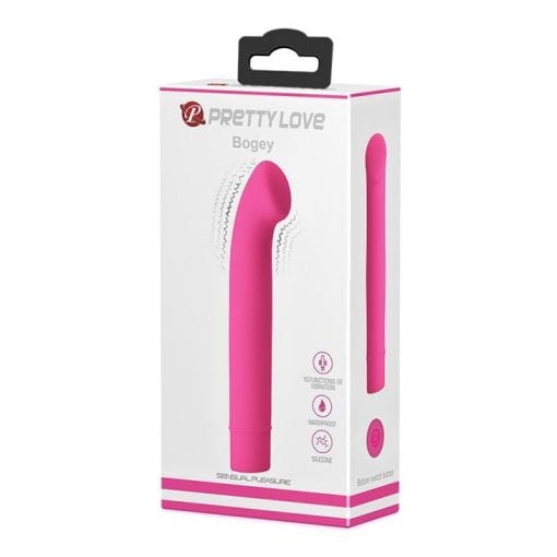 Waterproof Vibrator "Bogey" Pink (150mmx26mm)