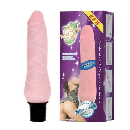 The Realistic Cock Vibrator Flesh