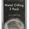 Metal O Ring 3 Pack 2"