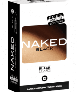 Condom Ultra Thin 12pk Naked Black 56-64mm