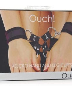 Velcro Hand and Leg Cuffs - Black
