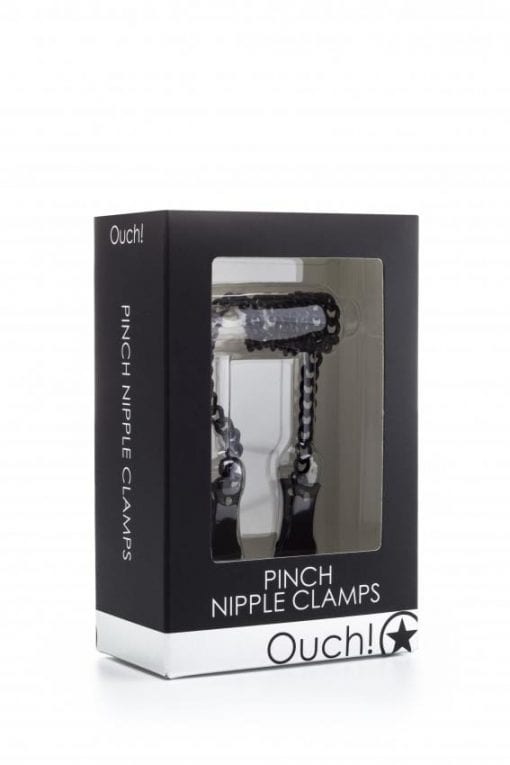 Pinch Nipple Clamps - Black