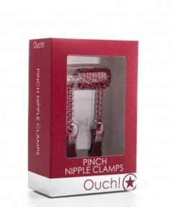 Pinch Nipple Clamps - Red